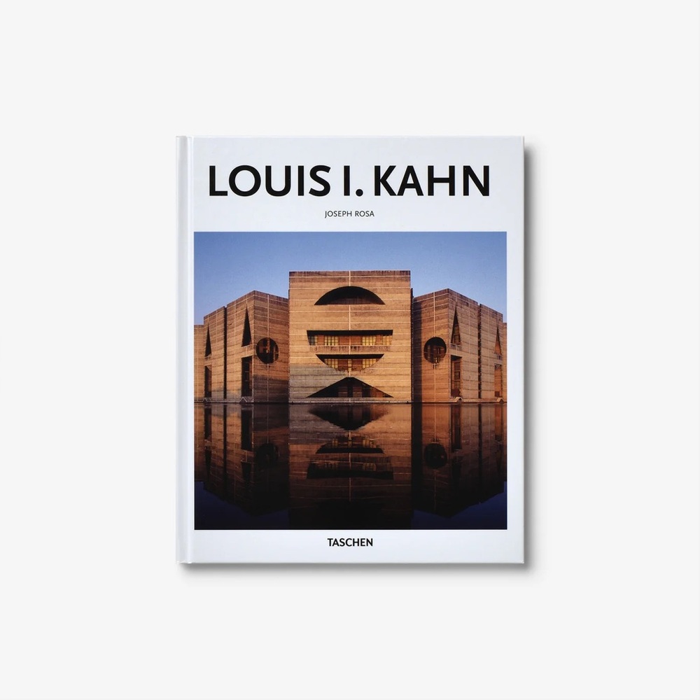 Taschen Louis I. Kahn Architecture Book - White and Brown Cover